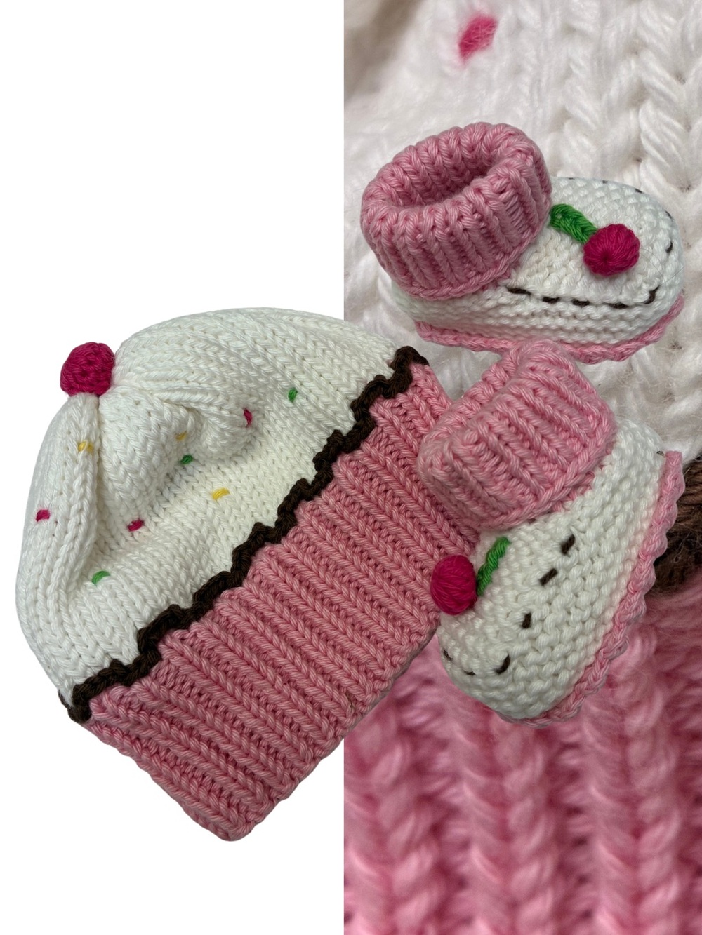 Art Walk 0-6m Infant Hat and Booties